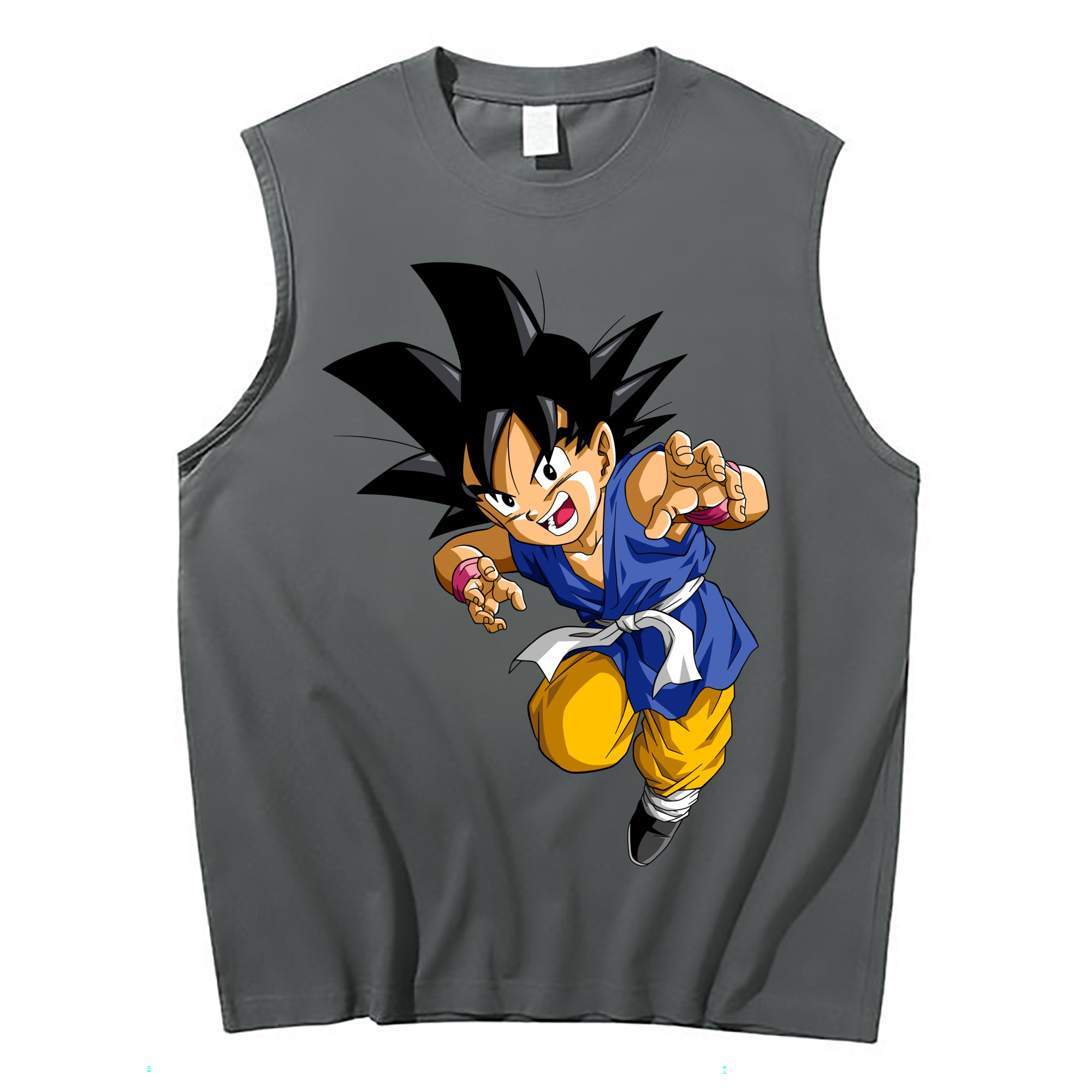 （画像用） ドラゴンボール 孫悟空（そん ごくう）Son Goku カカロット DRAGON BALL Kakarotto コットン100％タンクトップ（フロントプリント）
